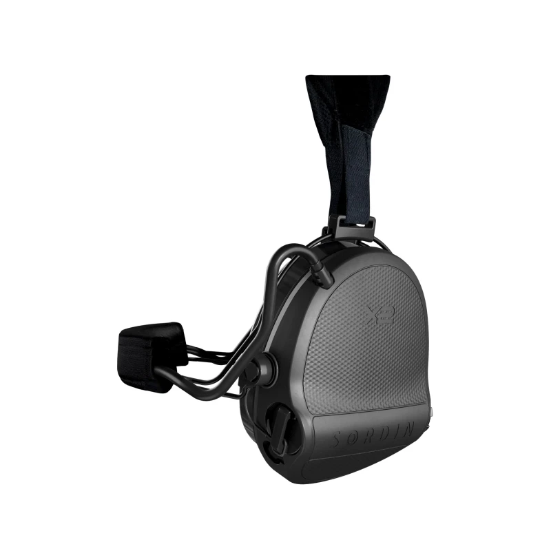 Słuchawki Sordin Supreme X2, nakarkowe slim, wkładki żelowe, czarne 301004-20G 