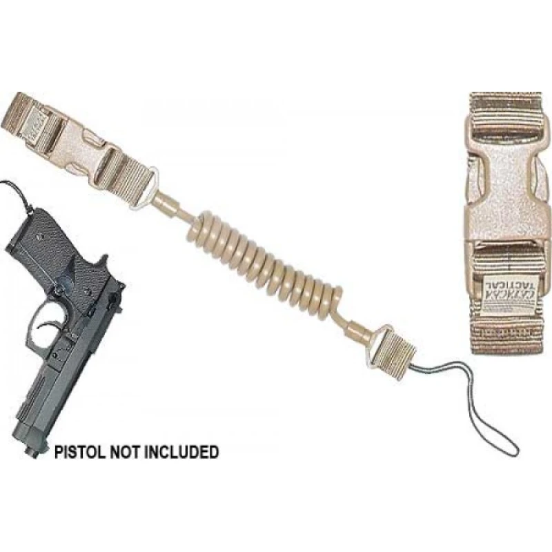 Smycz do broni Cetacea Tactical  pistol Lanyard - czarna