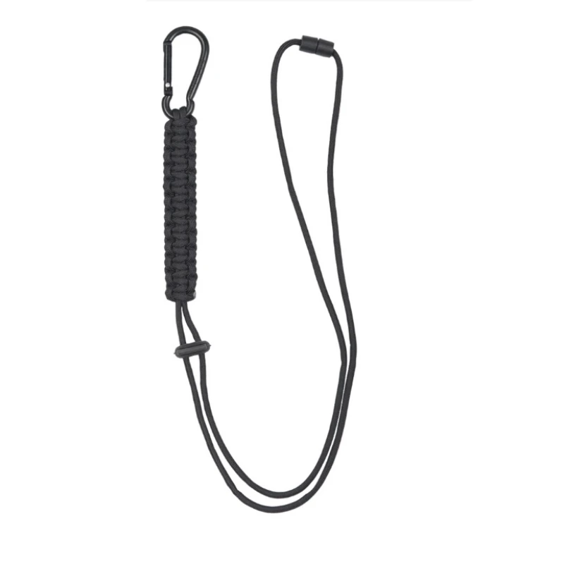 Smycz z paracordu LANYARD black Mil-Tec