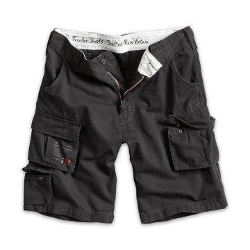 Spodenki Surplus Trooper shorts washed Black, wyprzedaż