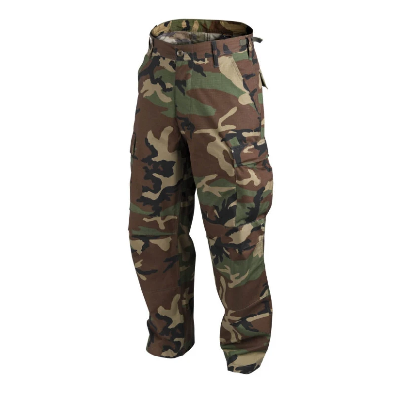 Spodnie BDU Helikon woodland POLYCOTTON RIP-STOP, wyprzedaż