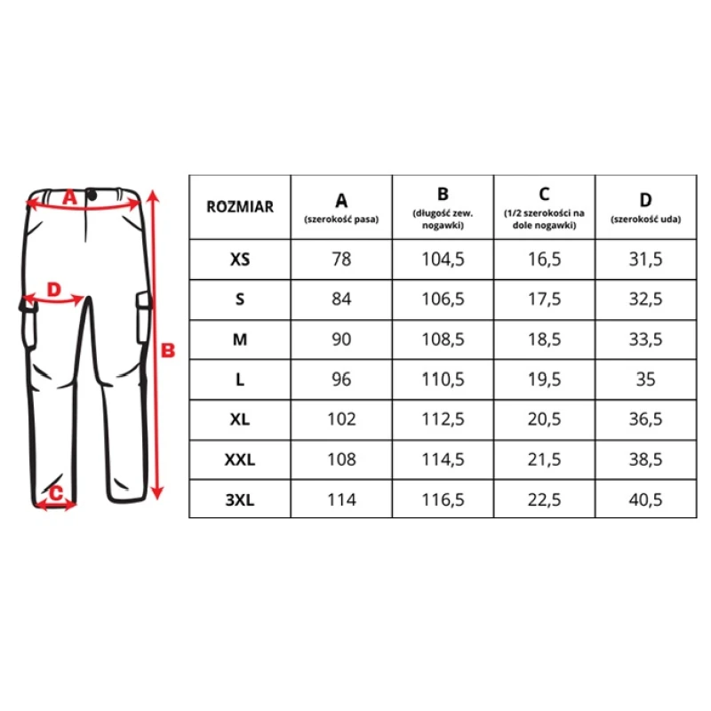 Spodnie BDU Specforce czarne wojskowe