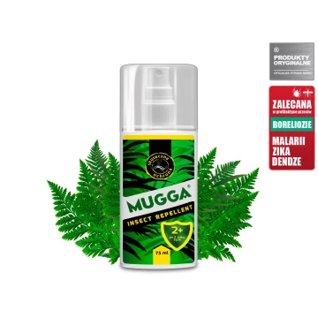 Środek na komary i kleszcze Mugga spray 75ml (DEET 9,5%)