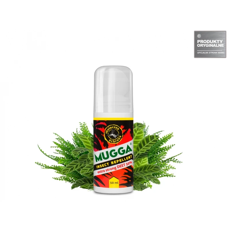 Środek na komary,owady, kleszcze Mugga kulka 50 ml (DEET 50%)