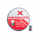 Śrut 4,5mm UMAREX Mosquito, płaski, moletowany