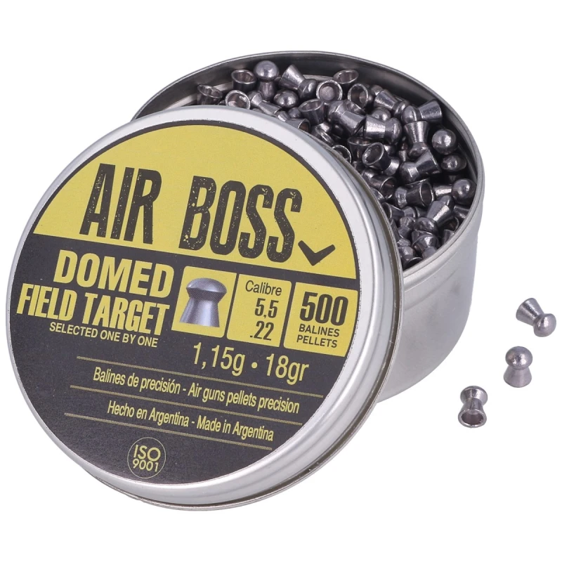 Śrut Apolo Air Boss Domed Field Target 5.5 mm, 500 szt. 1.15g/18.0gr