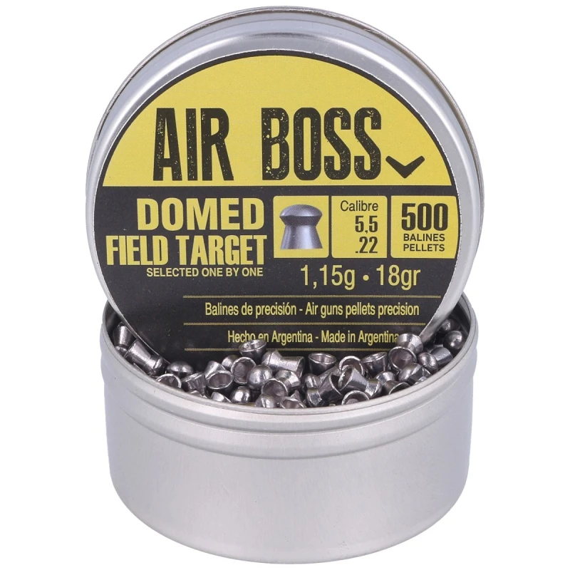 Śrut Apolo Air Boss Domed Field Target 5.5 mm, 500 szt. 1.15g/18.0gr