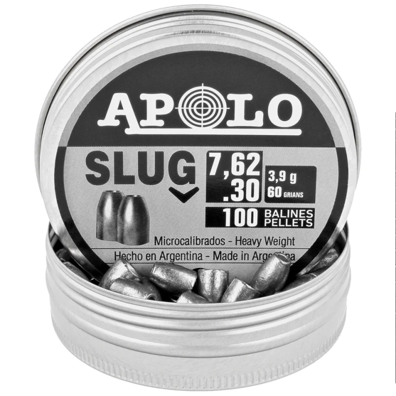 Śrut Apolo Slug 60 7.62 mm, 100 szt. 3.90g/60.0gr