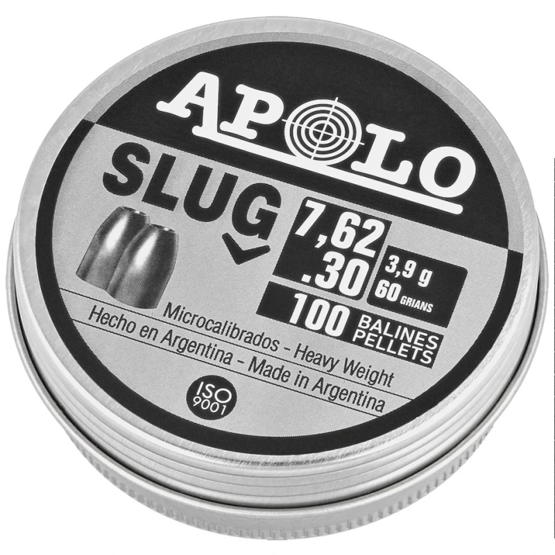Śrut Apolo Slug 60 7.62 mm, 100 szt. 3.90g/60.0gr