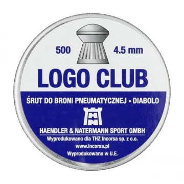 Śrut diabolo grzybek H&N Logo Club 4,5 mm 500 szt. 