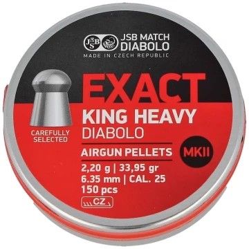 Śrut Diabolo JSB Exact King Heavy II 6,35 150 szt