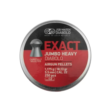 Śrut Diabolo JSB Exact JUMBO Heavy 5,52 mm 250 szt