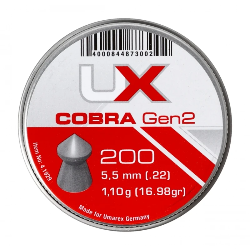Śrut diabolo UX Cobra gen 2. 5,5 mm 200 szt.