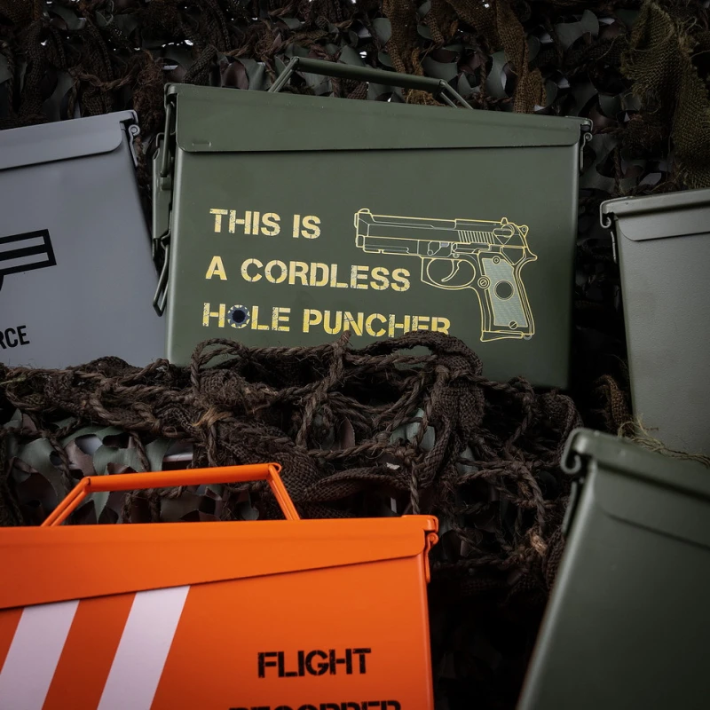 Stalowa skrzynka na amunicję - Hole Puncher zielona