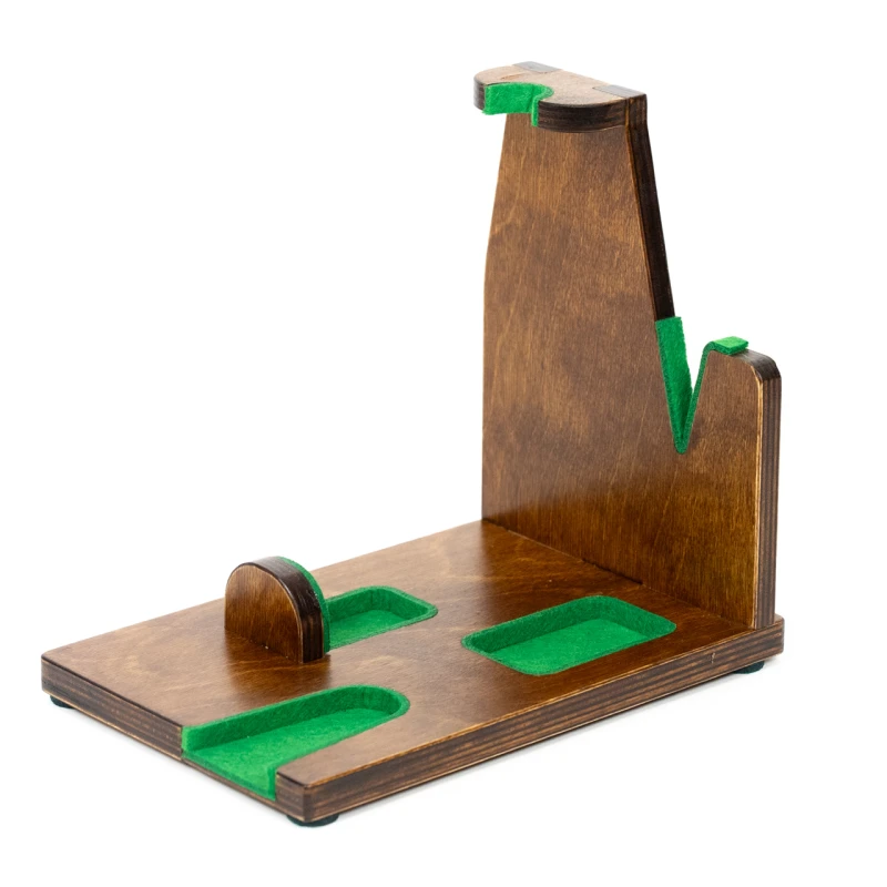 Stojak do ładowania rewolwera czarnoprochowego, ekspozytor brązowy No.7