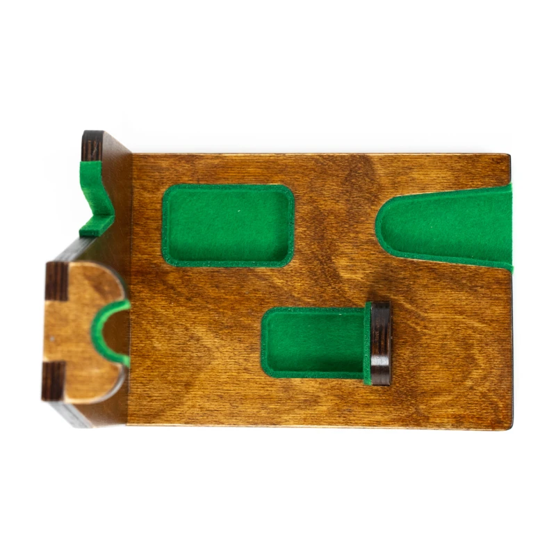 Stojak do ładowania rewolwera czarnoprochowego, ekspozytor brązowy No.7