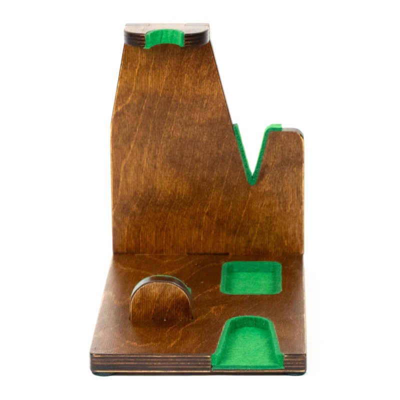 Stojak do ładowania rewolwera czarnoprochowego, ekspozytor brązowy No.7