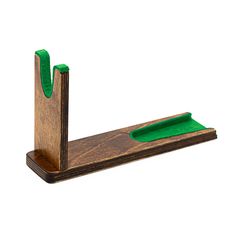 Stojak ekspozytor na broń krótką - rewolwer czarnoprochowy, pistolet, wiatrówkę, brązowy No.5