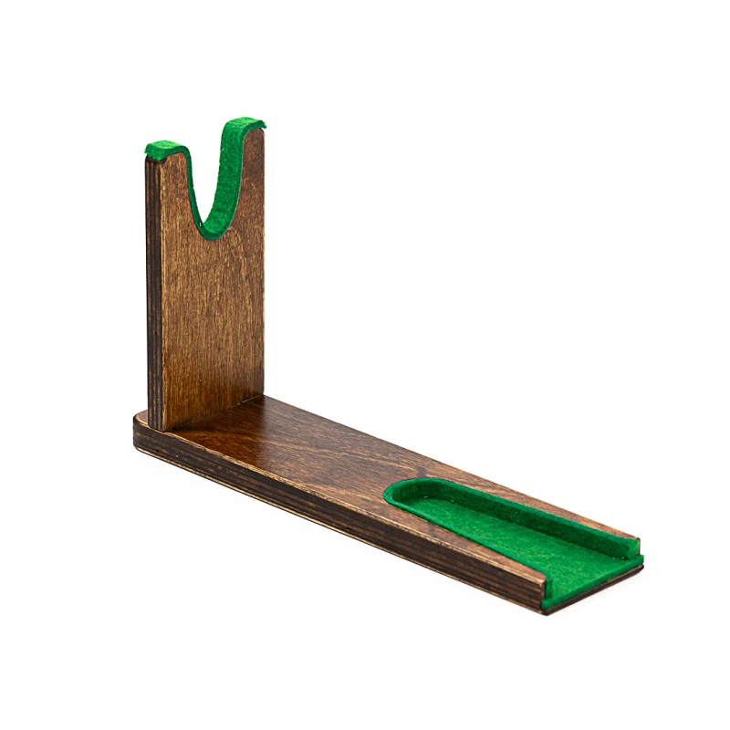 Stojak ekspozytor na broń krótką - rewolwer czarnoprochowy, pistolet, wiatrówkę, brązowy No.5