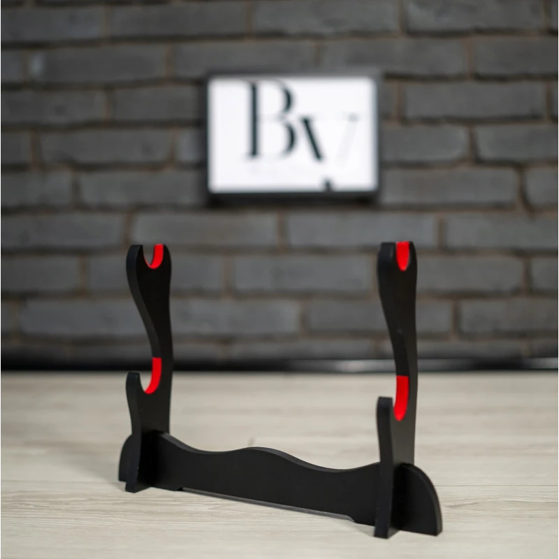 Stojak PREMIUM dwupozycyjny na katany, wakizashi i inne dwa miecze