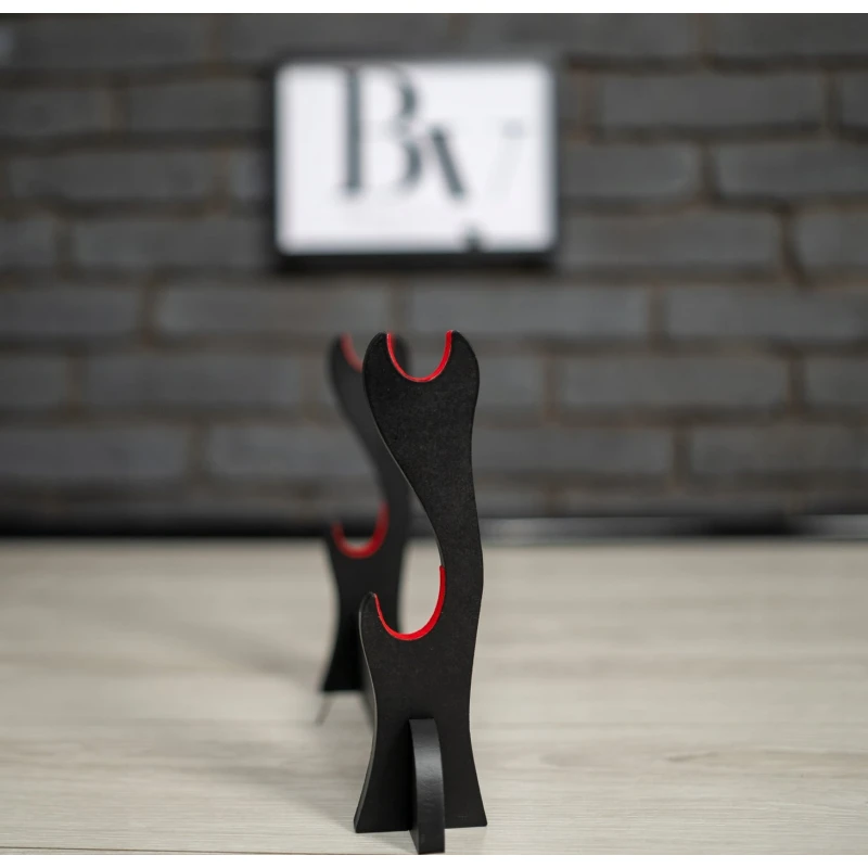 Stojak PREMIUM dwupozycyjny na katany, wakizashi i inne dwa miecze