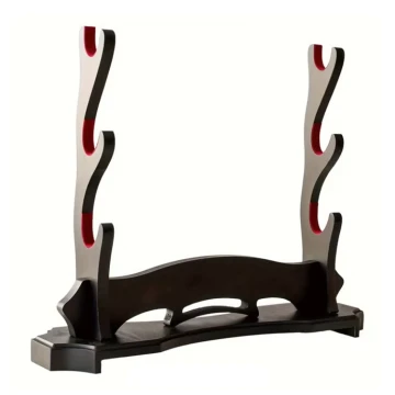 Stojak PREMIUM trzypozycyjny na katany, wakizashi i inne trzy miecze