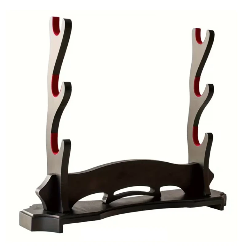 Stojak PREMIUM trzypozycyjny na katany, wakizashi i inne trzy miecze