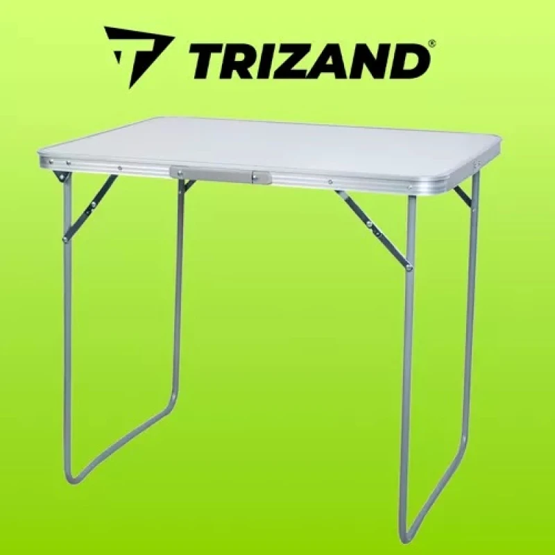 Stolik turystyczny składany Trizand aluminium wys. 70 cm, blat 60 x 80 cm