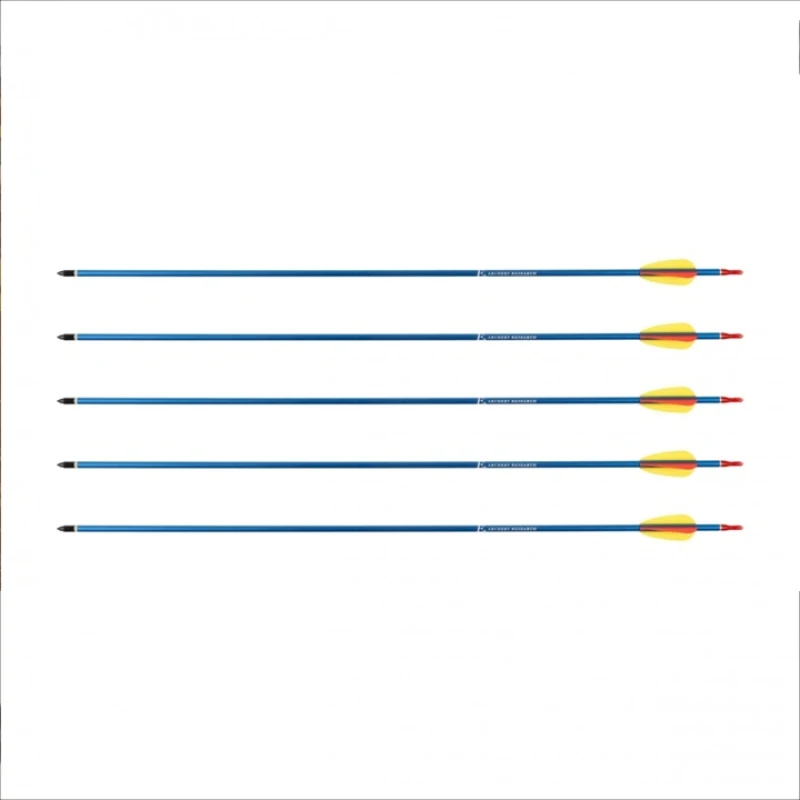 Strzała Poe Lang z aluminium 30" 5 sztuk, grot tarczowy gładki