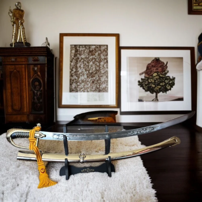 Szabla oficerska WZ 1921 z pochwą grawer "Bóg Honor Ojczyzna" z temblakiem