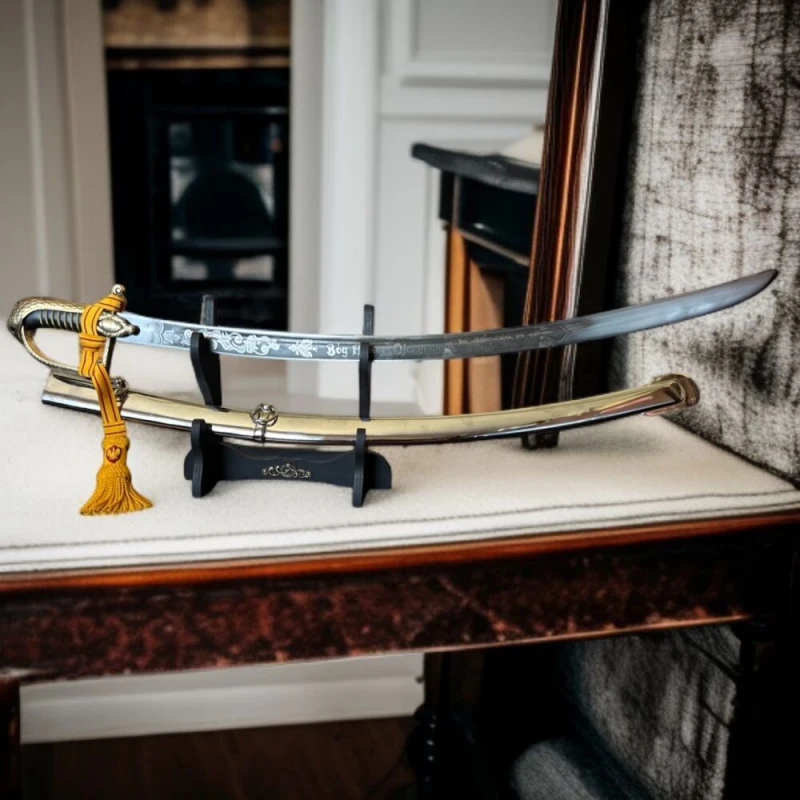 Szabla oficerska WZ 1921 z pochwą grawer "Bóg Honor Ojczyzna" z temblakiem