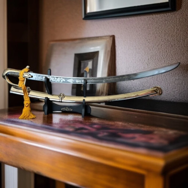 Szabla oficerska WZ 1921 z pochwą grawer "Bóg Honor Ojczyzna" z temblakiem