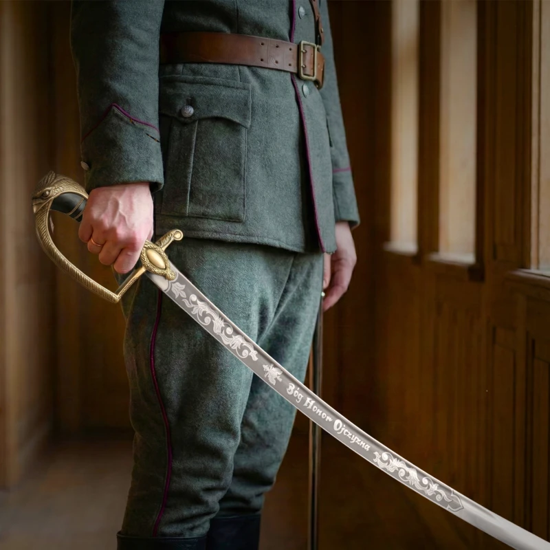 Szabla oficerska WZ 1921 z pochwą grawer "Bóg Honor Ojczyzna" z temblakiem
