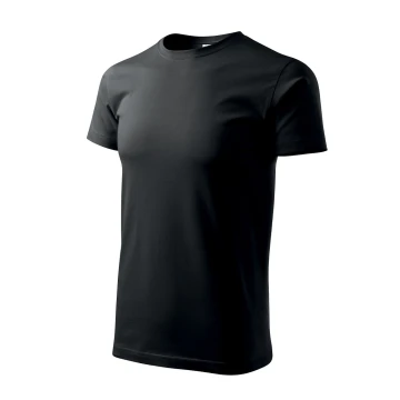 T-shirt koszulka czarna Basic 129 Single Jersey, 100% bawełna black