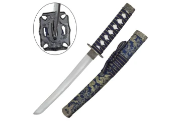 Tanto HATTORI HANZO HH029 BLUE - replika miecza samurajskiego. krótka katana