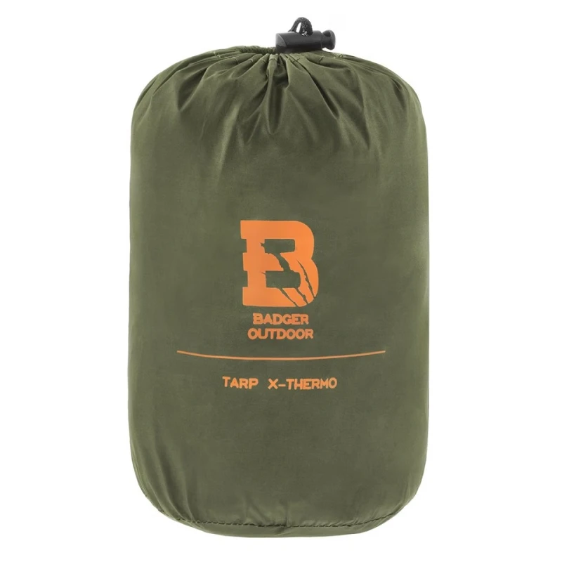 Tarp Płachta biwakowa Badger Outdoor X-Thermo Tarp Olive