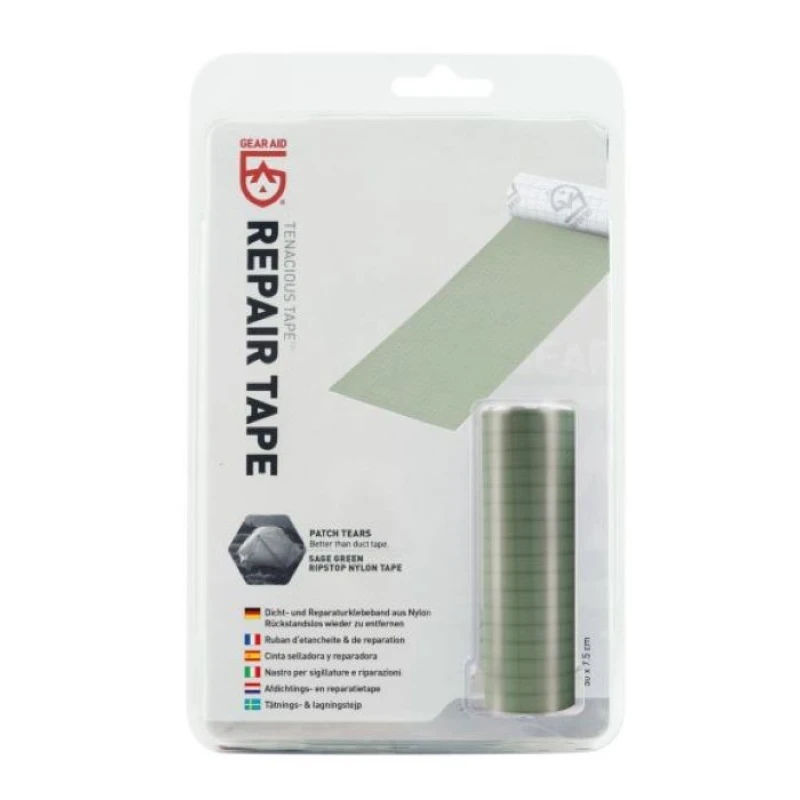Taśma naprawcza do namiotów, kurtek GearAid Tenacious Tape Repair Nylon, Green