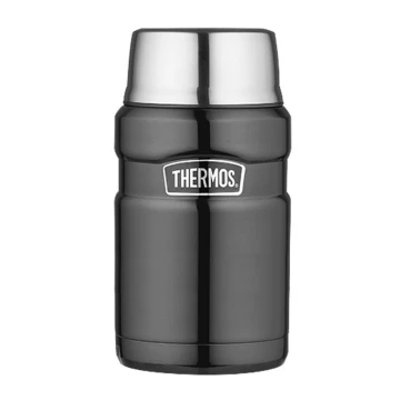 Termos obiadowy metaliczny szary firmy THERMOS 710ml