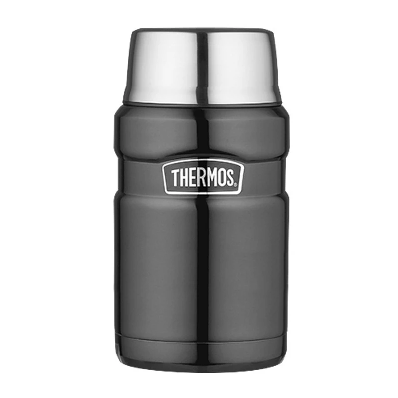 Termos obiadowy metaliczny szary firmy THERMOS 710ml