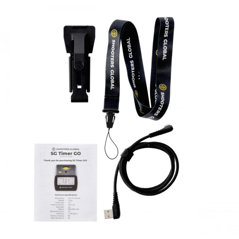 Timer strzelecki Shooters Global Shot Timer Go pocket clip