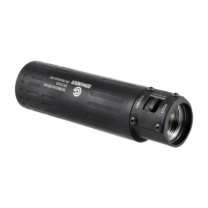 Tłumik do broni Gomander Tactinox DT 7,62 M14X1 LH Czarny