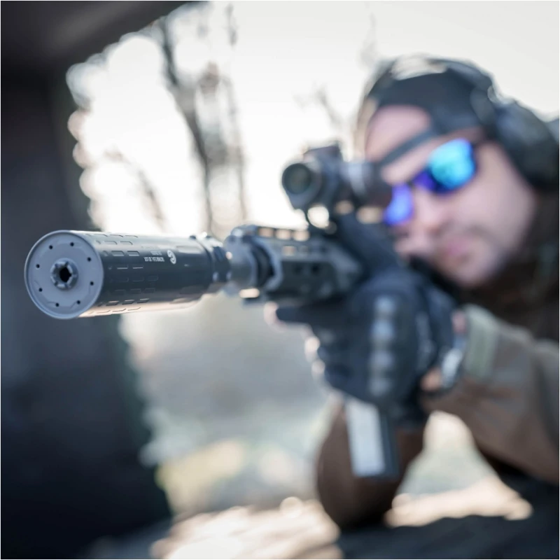 Tłumik do broni Gomander Tactinox DT 7,62 M14X1 LH Czarny