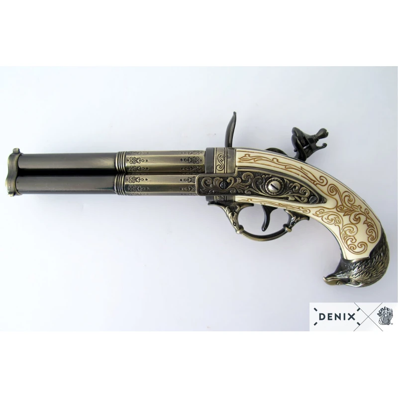 Trzylufowy pistolet Denix model - replika dekoracyjna