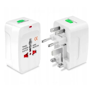 Uniwersalna przejściówka do gniazdek, adapter UK USA PL cały świat