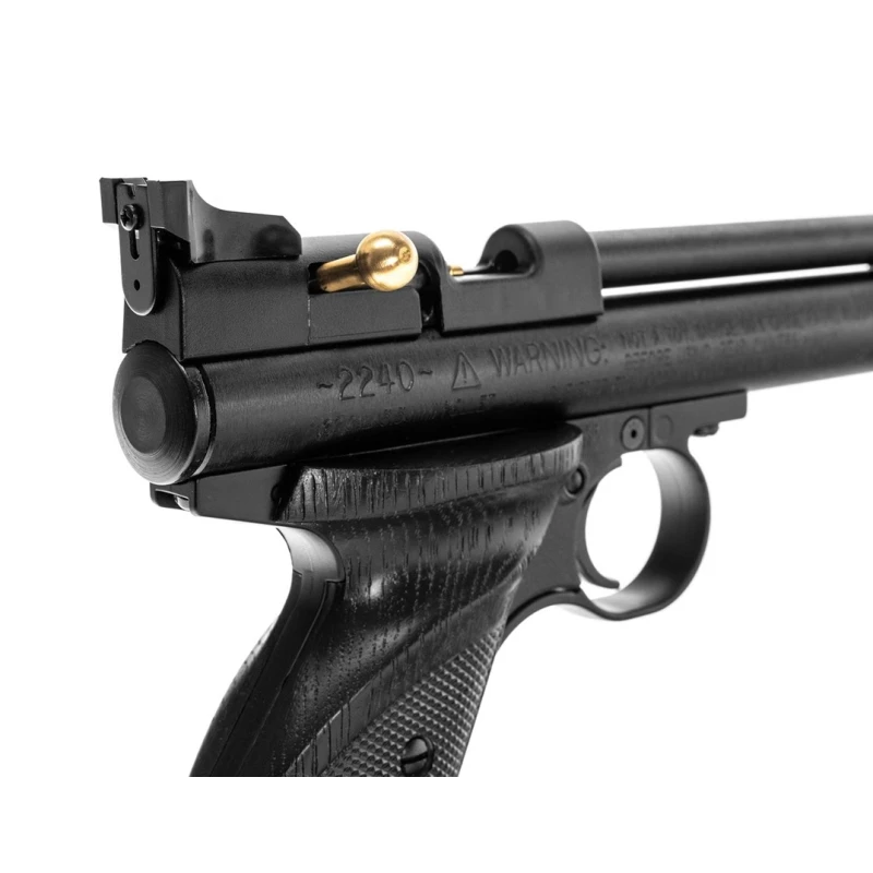 Sportowy pistolet wiatrówka Crosman 2240 na śrut diabolo 5,5 mm CO2