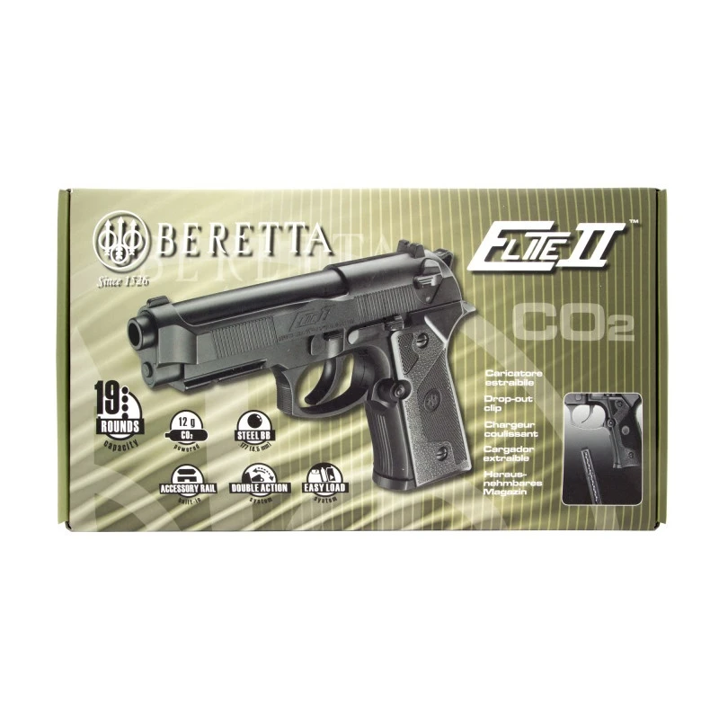 Wiatrówka Pistolet BERETTA ELITE II BB Co2