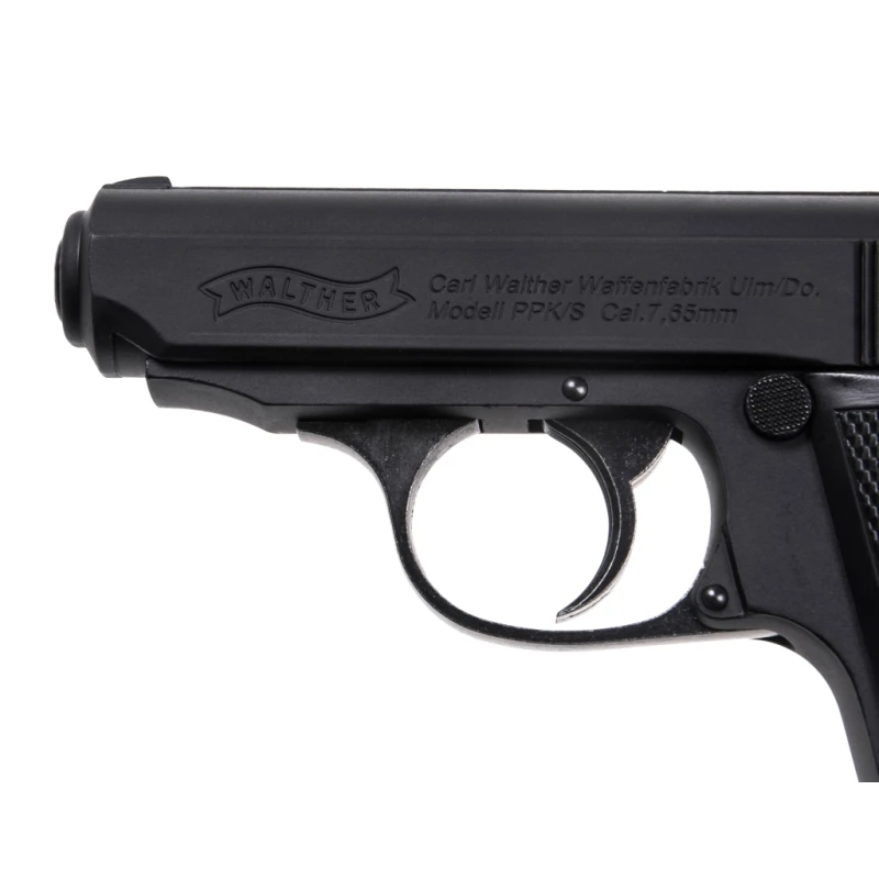 Wiatrówka Walther PPK/S Blow back - black 4,5 mm 5.8315