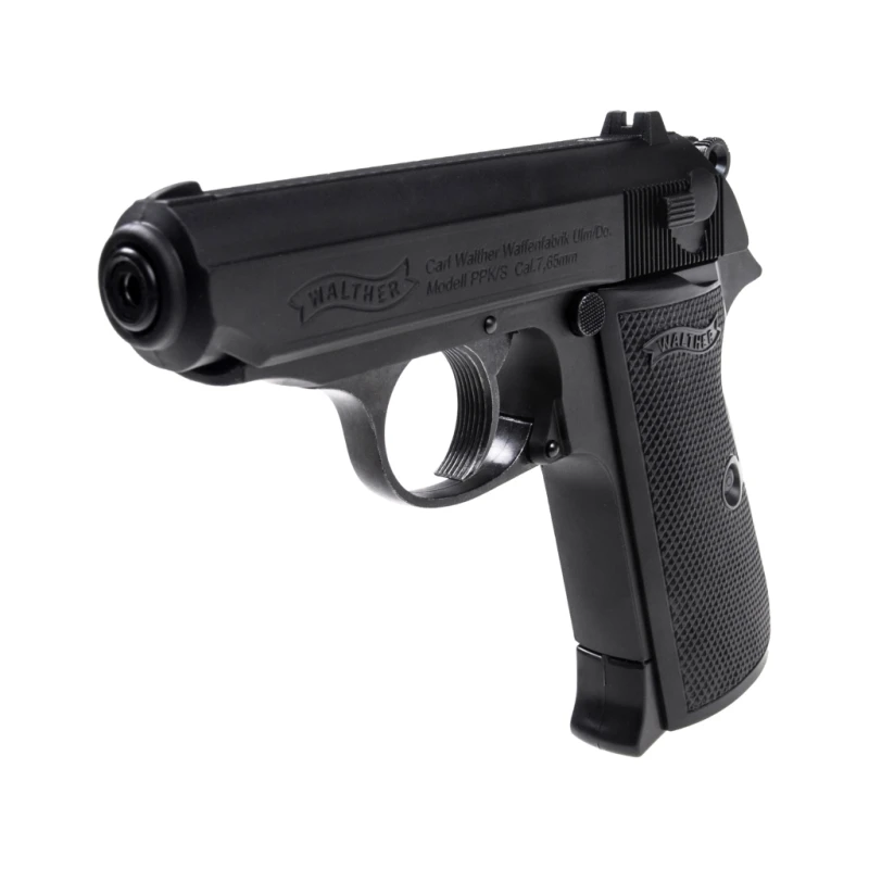 Wiatrówka Walther PPK/S Blow back - black 4,5 mm 5.8315