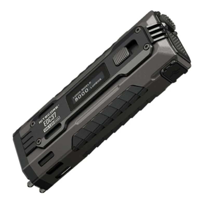 Wielofunkcyjna latarka 8000 lm z wyświetlaczem Nitecore EDC37 USB-C 