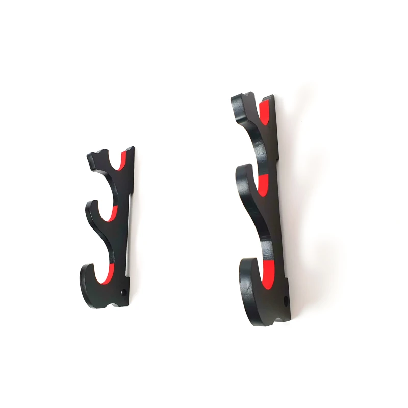 Wieszak Ekspozytor ścienny trzypozycyjny na katany, wakizashi i inne - trzy miecze